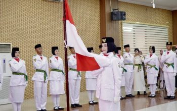 Bupati Pringsewu Kukuhkan Anggota Paskibraka Tahun 2025